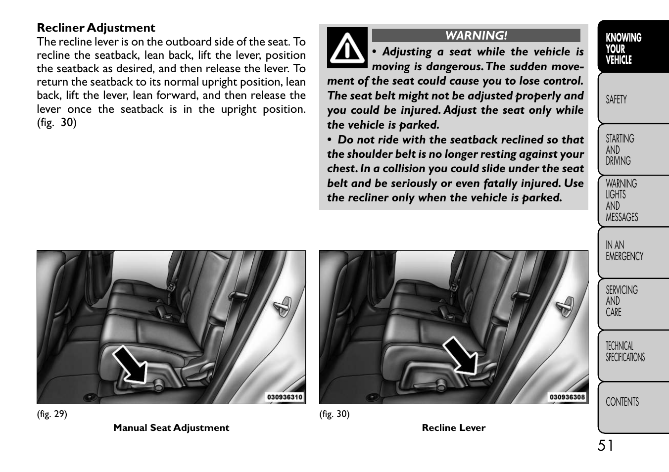 FIAT Freemont User Manual | Page 57 / 332