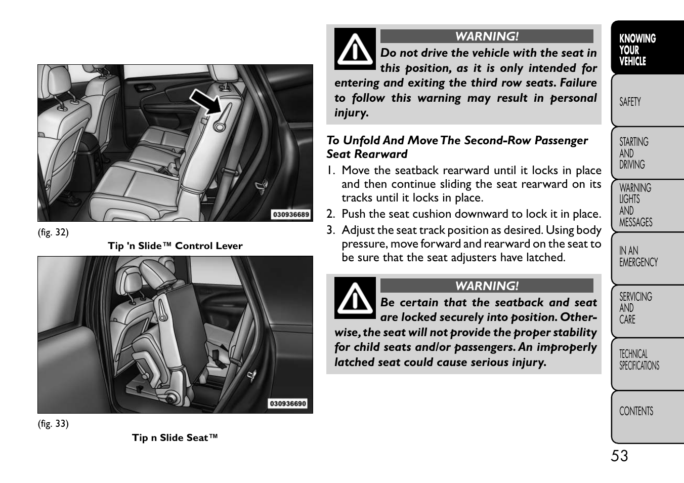 FIAT Freemont User Manual | Page 59 / 332