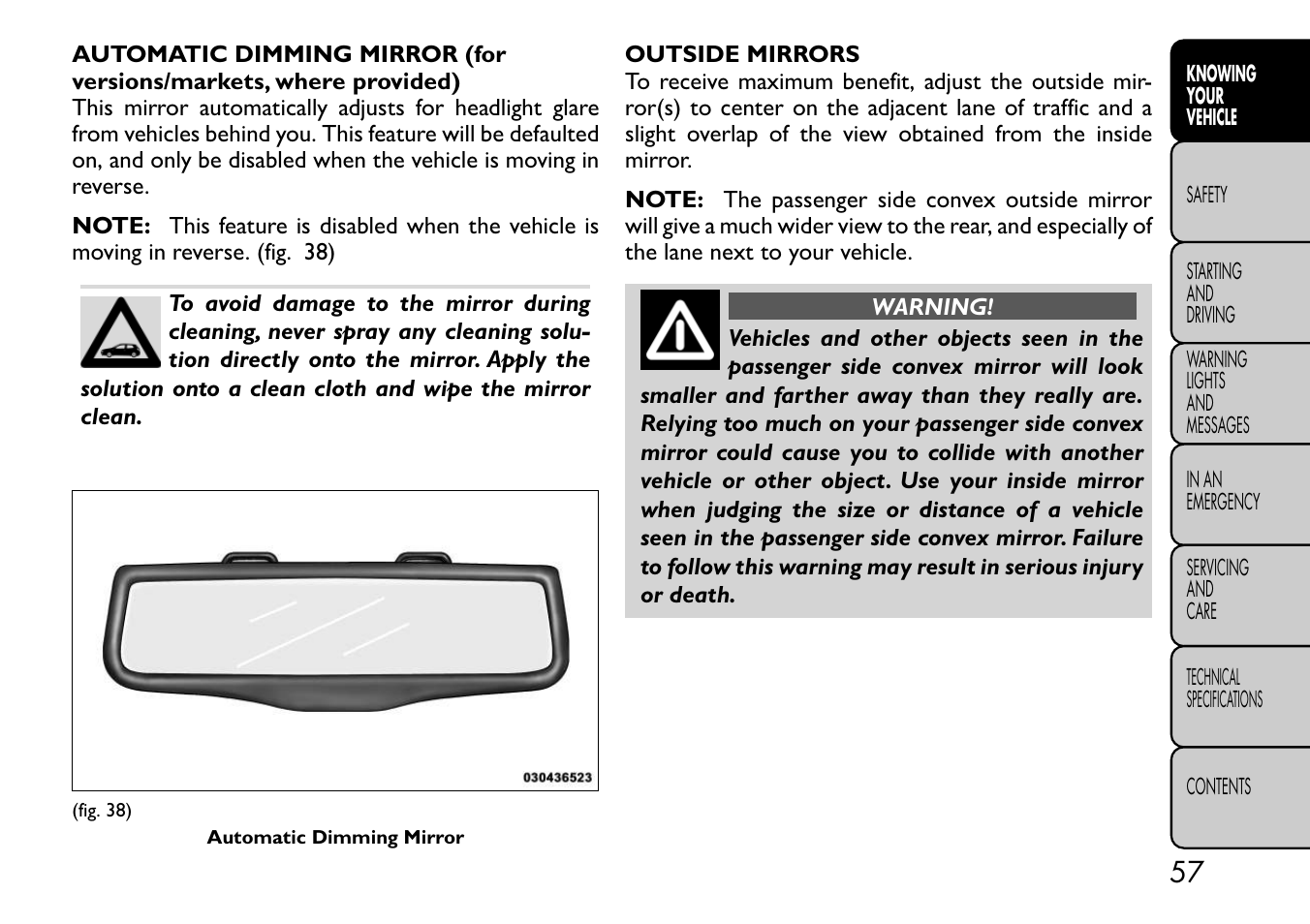 FIAT Freemont User Manual | Page 63 / 332