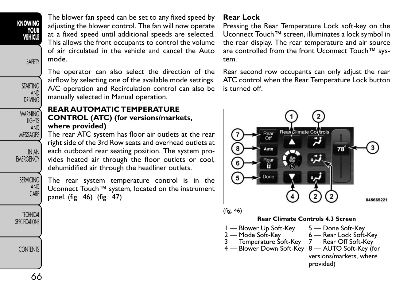 FIAT Freemont User Manual | Page 72 / 332