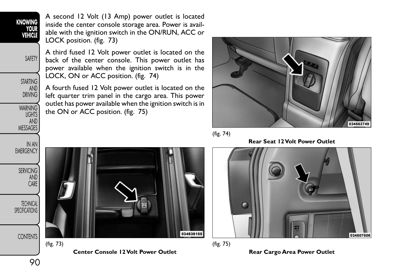 FIAT Freemont User Manual | Page 96 / 332