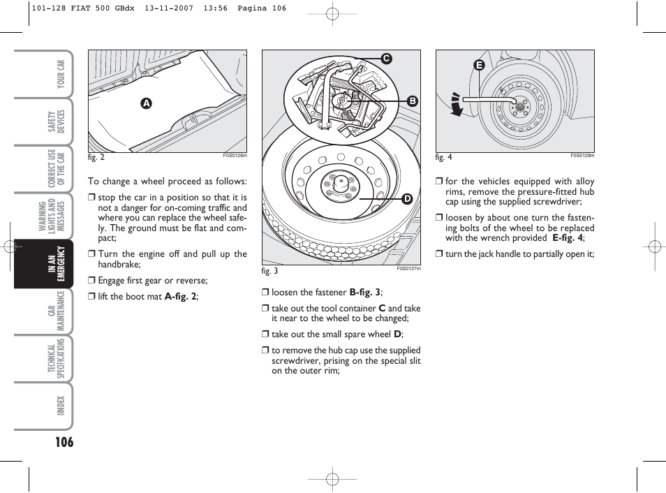 FIAT 500 User Manual | Page 107 / 178