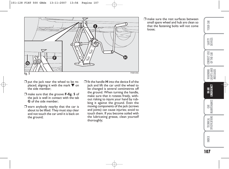 FIAT 500 User Manual | Page 108 / 178