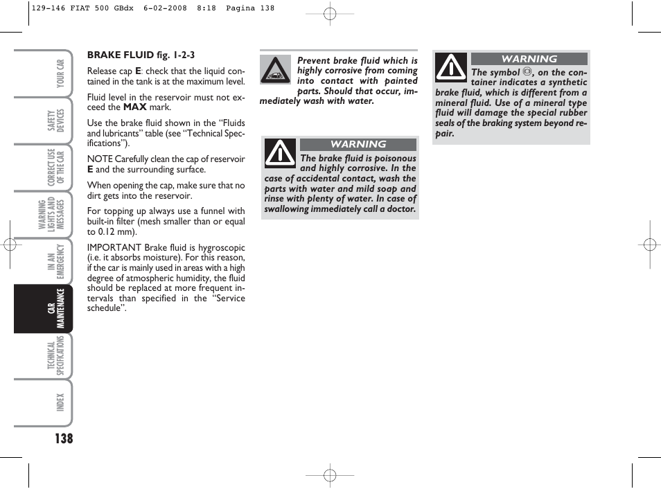 FIAT 500 User Manual | Page 139 / 178