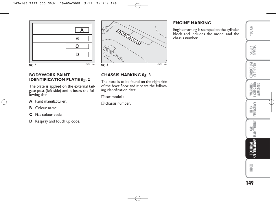 FIAT 500 User Manual | Page 150 / 178