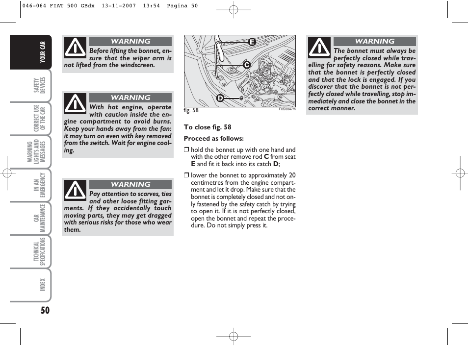 FIAT 500 User Manual | Page 51 / 178