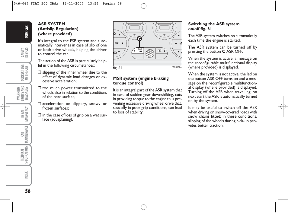 FIAT 500 User Manual | Page 57 / 178