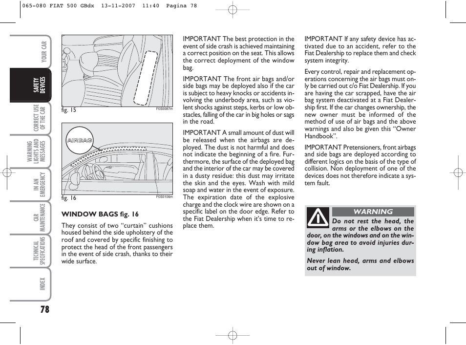 FIAT 500 User Manual | Page 79 / 178