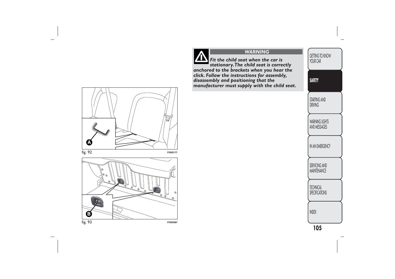 FIAT Panda User Manual | Page 109 / 268