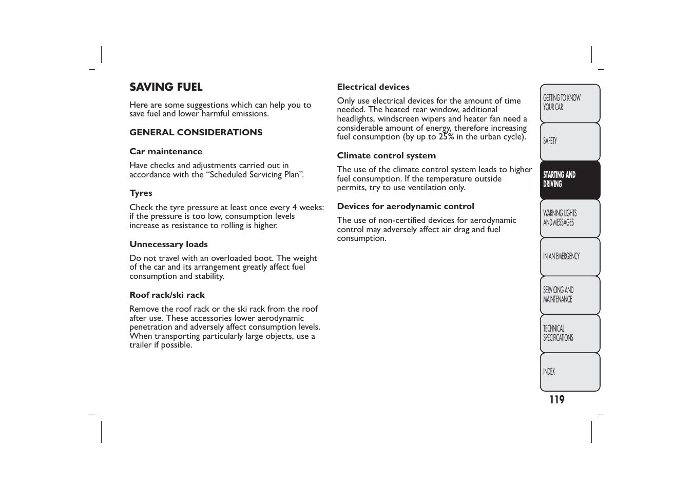 FIAT Panda User Manual | Page 123 / 268