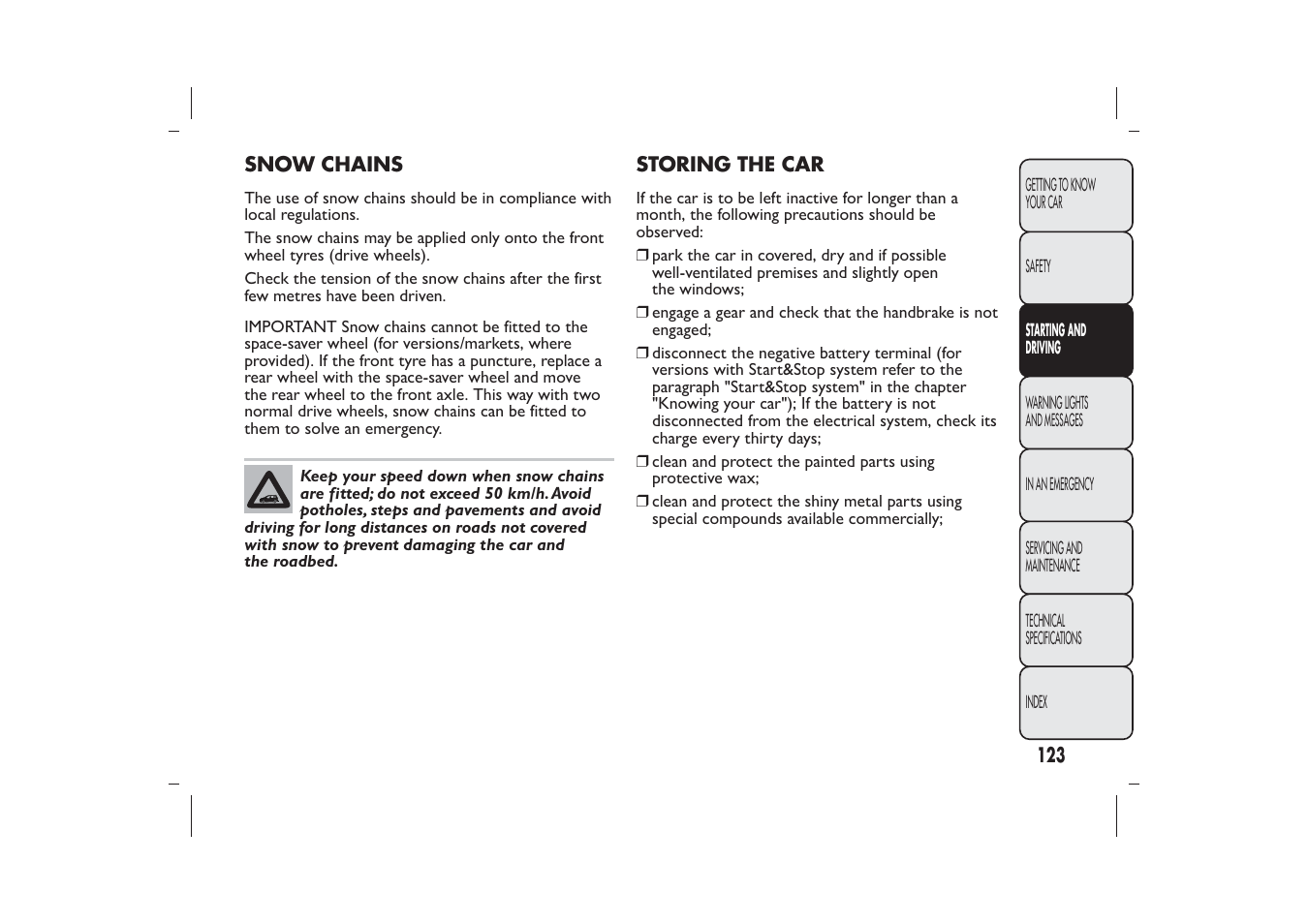 FIAT Panda User Manual | Page 127 / 268