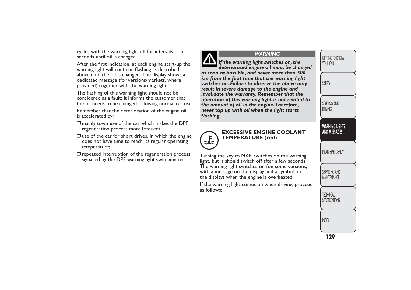 FIAT Panda User Manual | Page 133 / 268