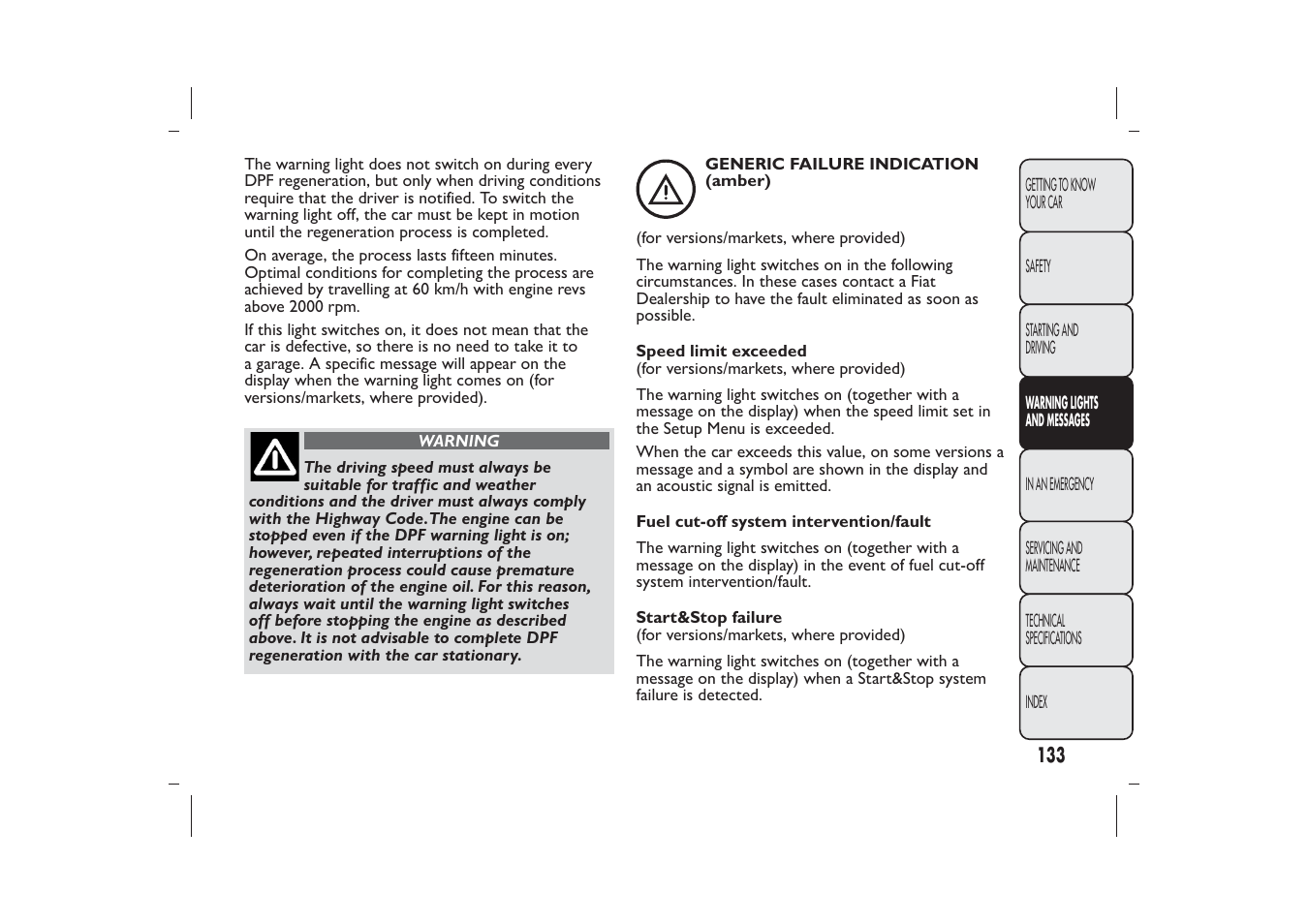 FIAT Panda User Manual | Page 137 / 268