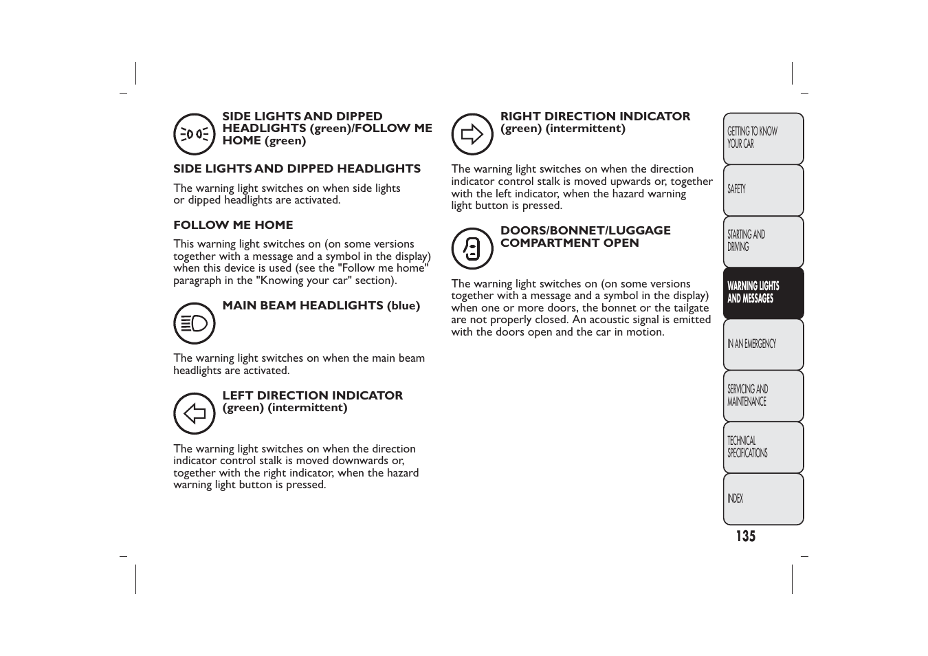 FIAT Panda User Manual | Page 139 / 268