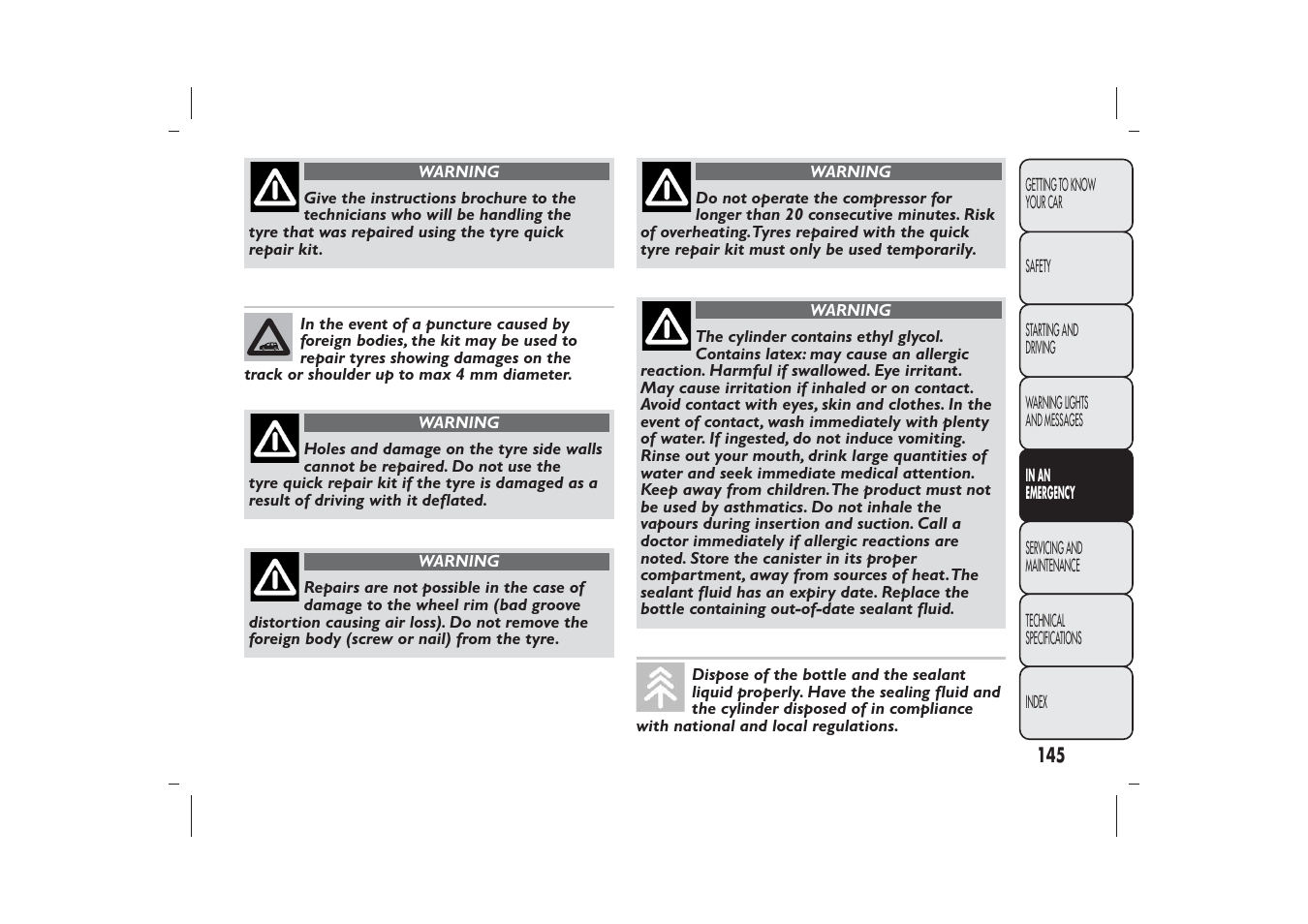 FIAT Panda User Manual | Page 149 / 268