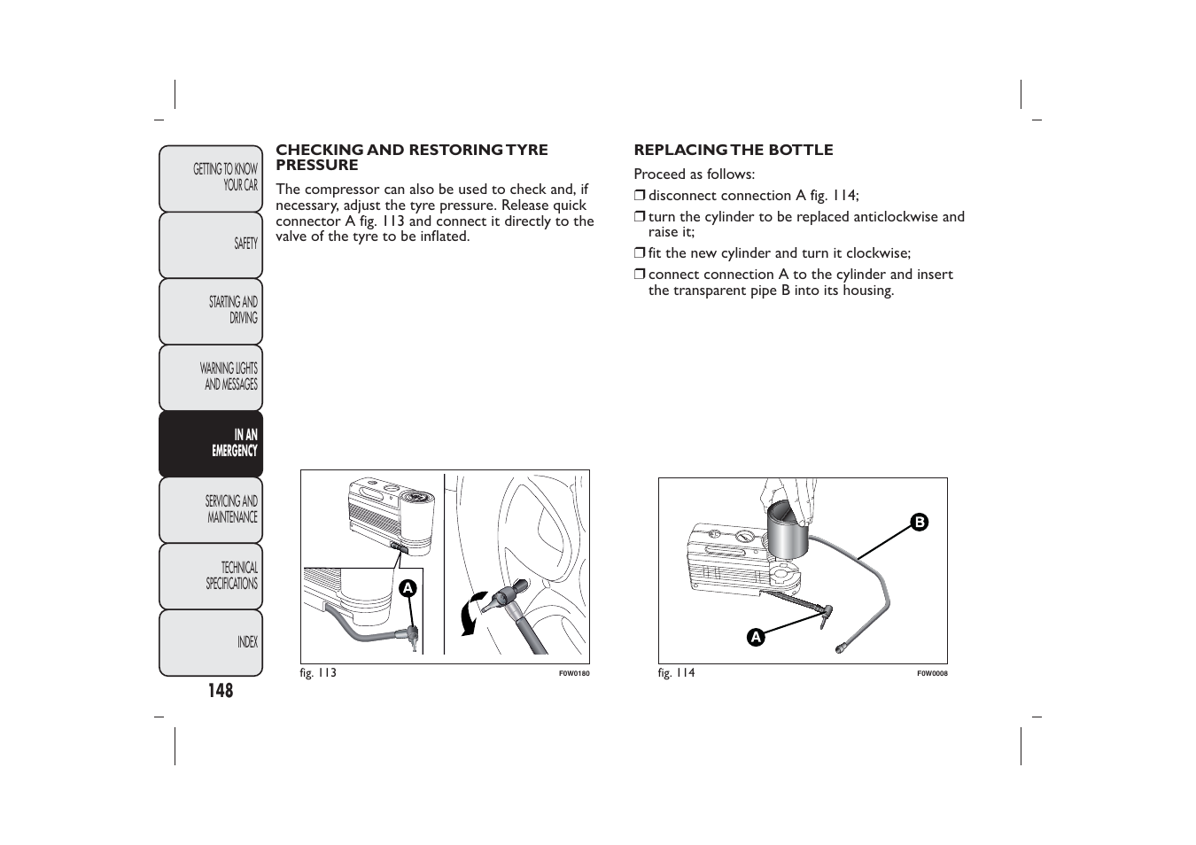 FIAT Panda User Manual | Page 152 / 268