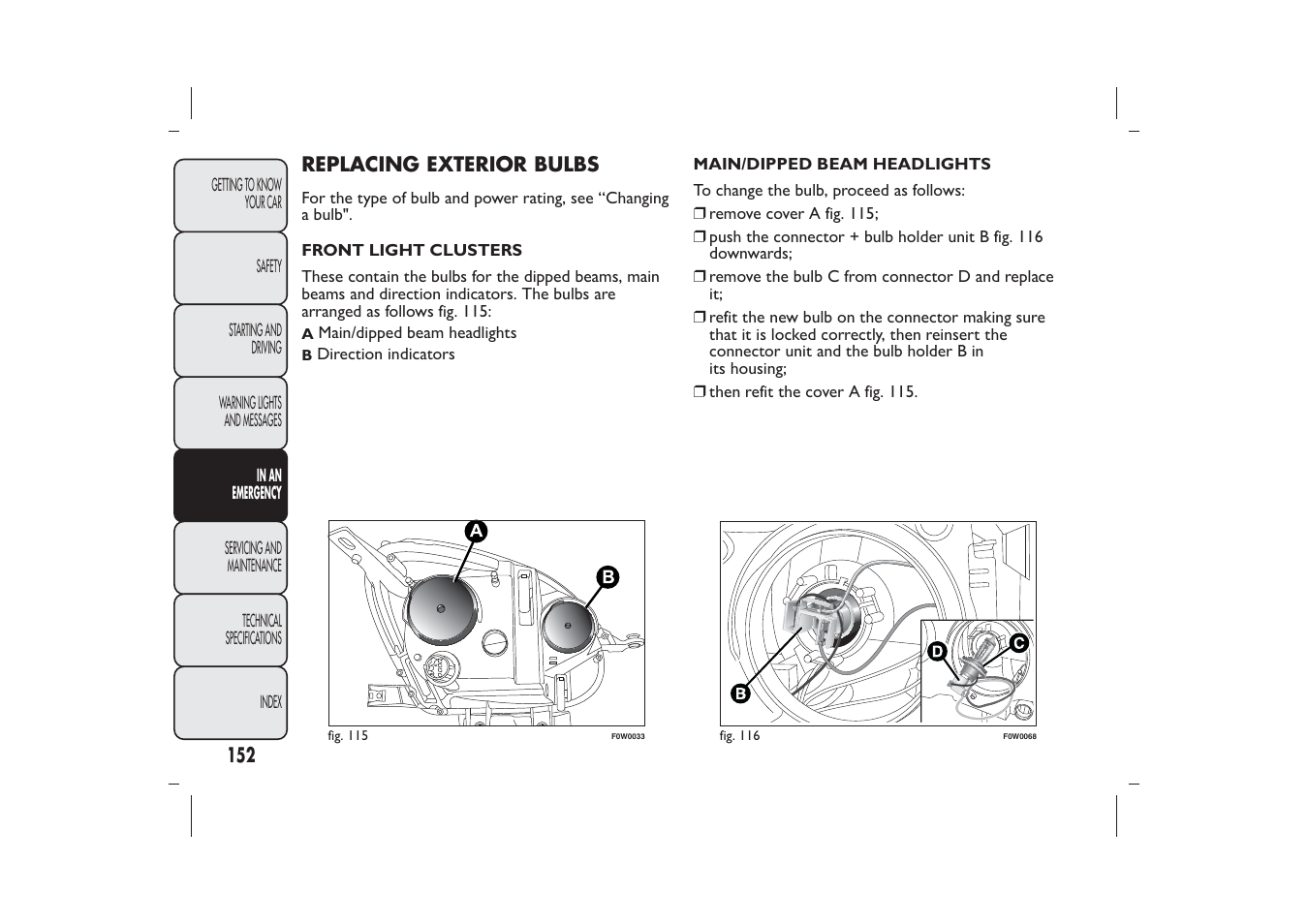 FIAT Panda User Manual | Page 156 / 268