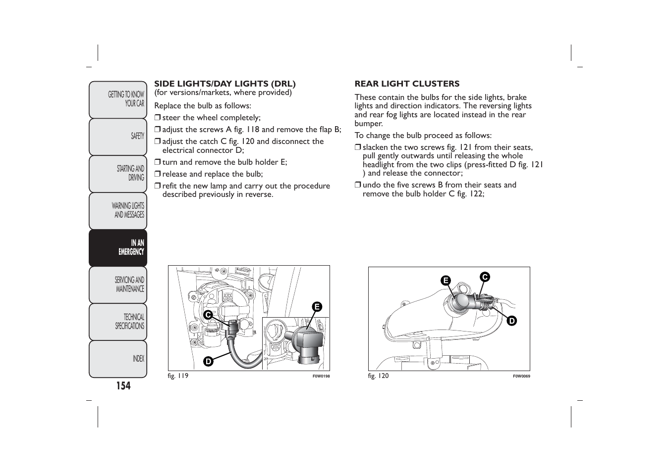 FIAT Panda User Manual | Page 158 / 268