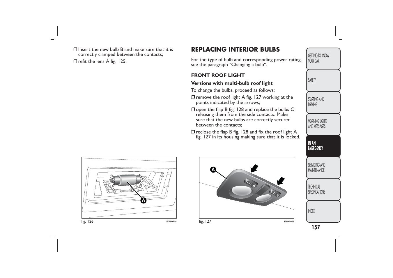 FIAT Panda User Manual | Page 161 / 268