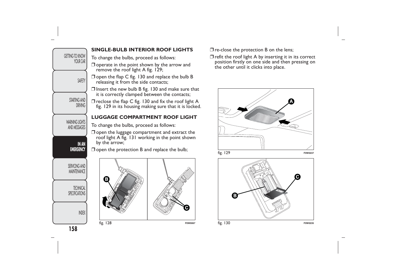 FIAT Panda User Manual | Page 162 / 268