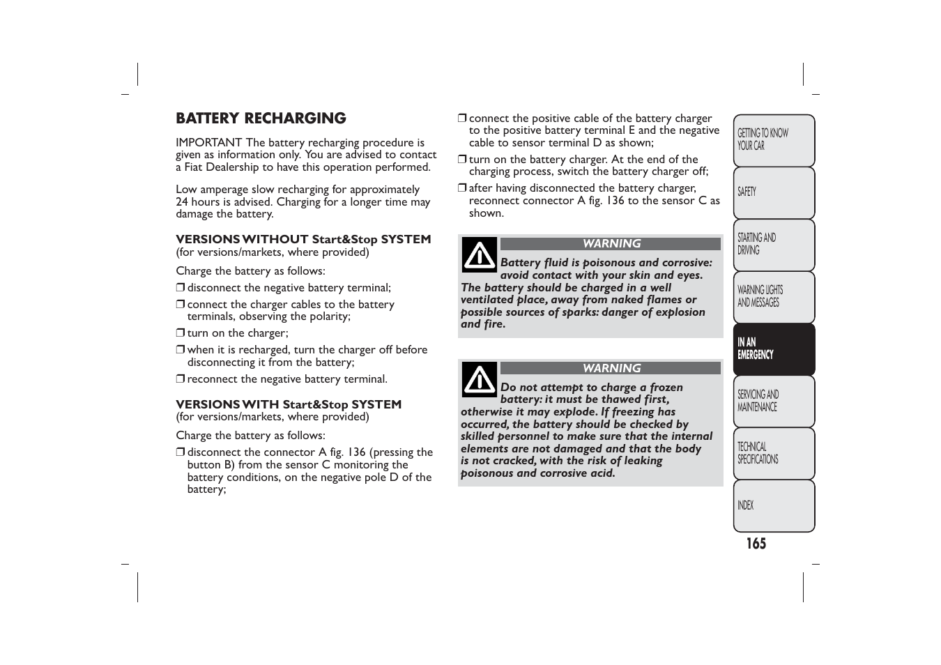 FIAT Panda User Manual | Page 169 / 268