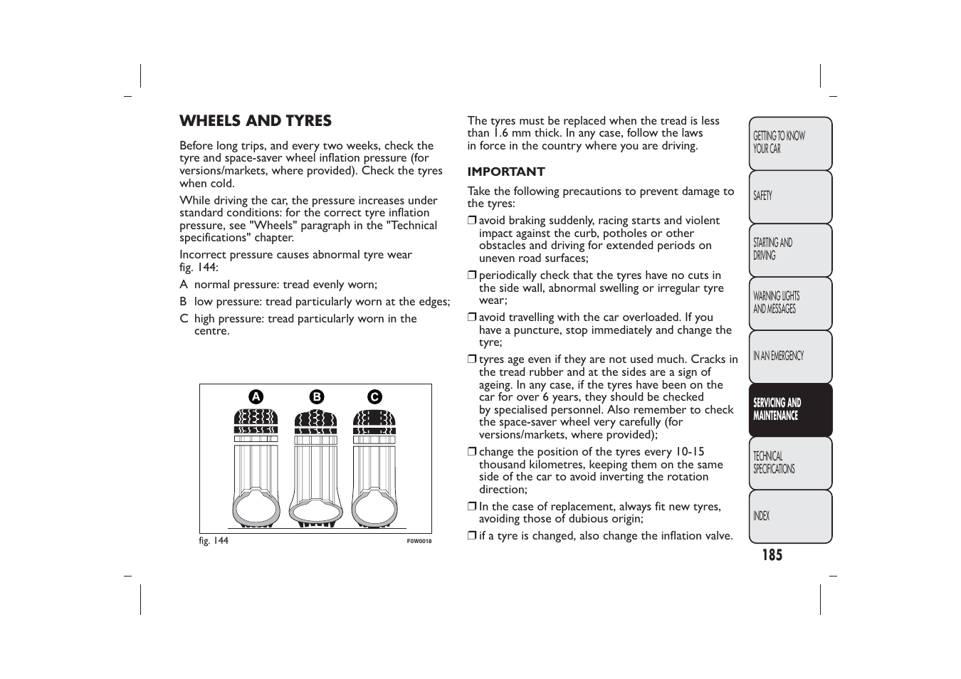 FIAT Panda User Manual | Page 189 / 268