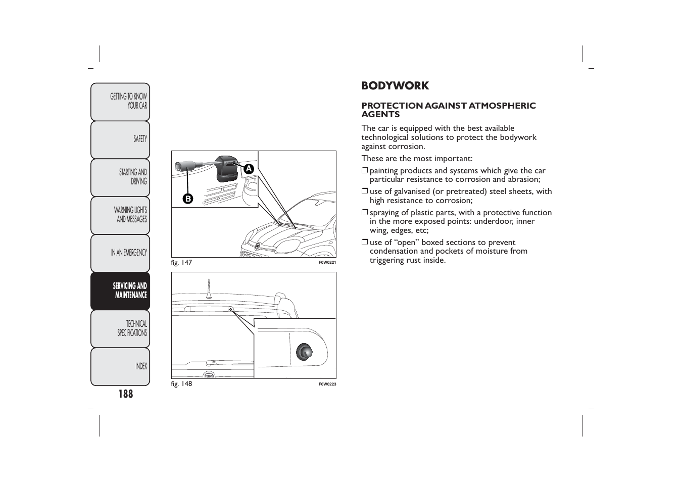 FIAT Panda User Manual | Page 192 / 268