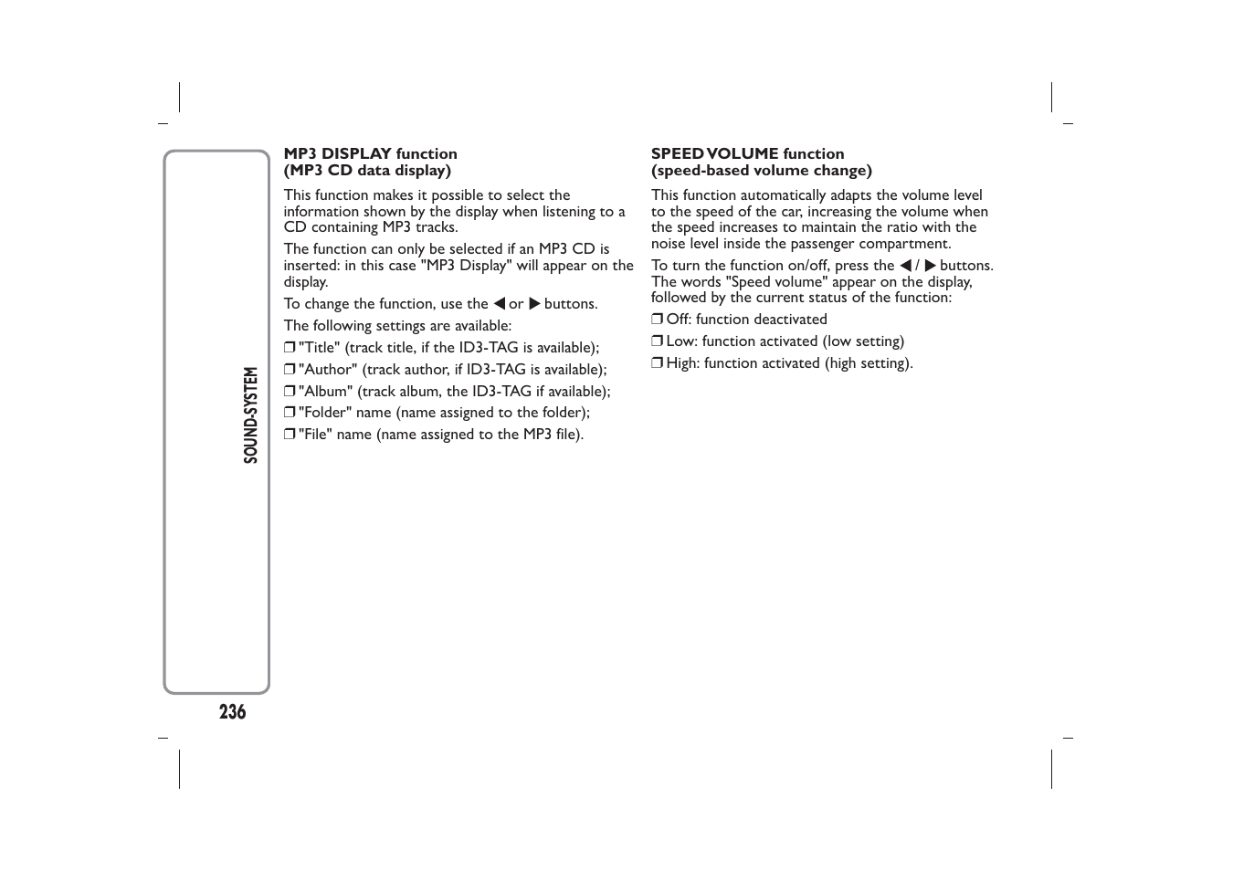 FIAT Panda User Manual | Page 240 / 268