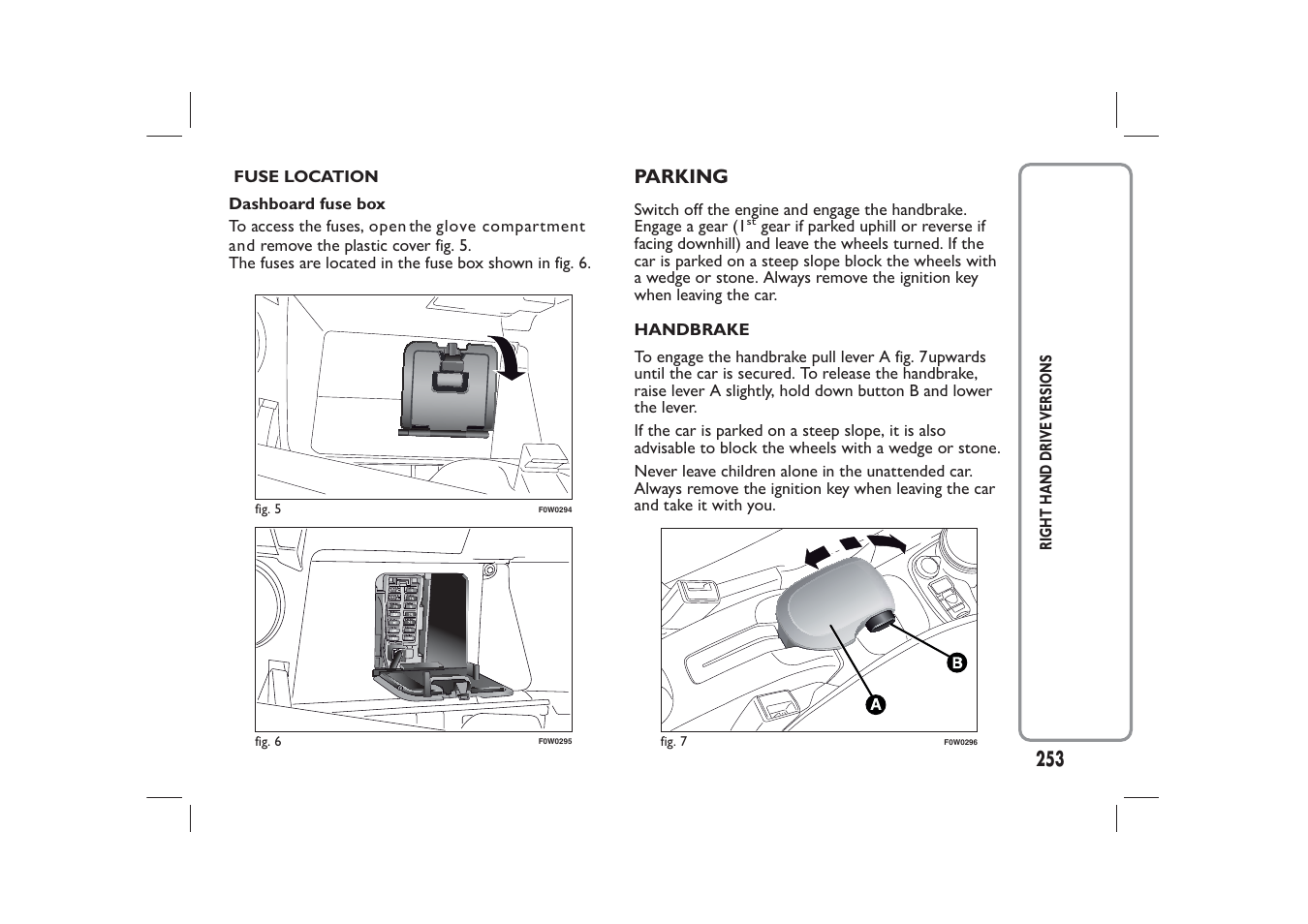 FIAT Panda User Manual | Page 257 / 268