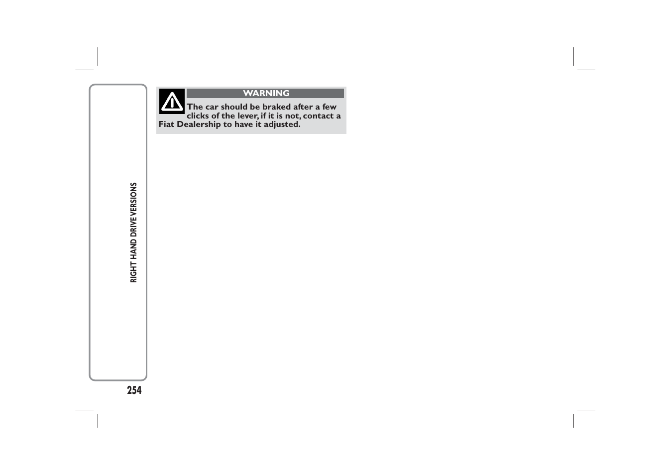 FIAT Panda User Manual | Page 258 / 268