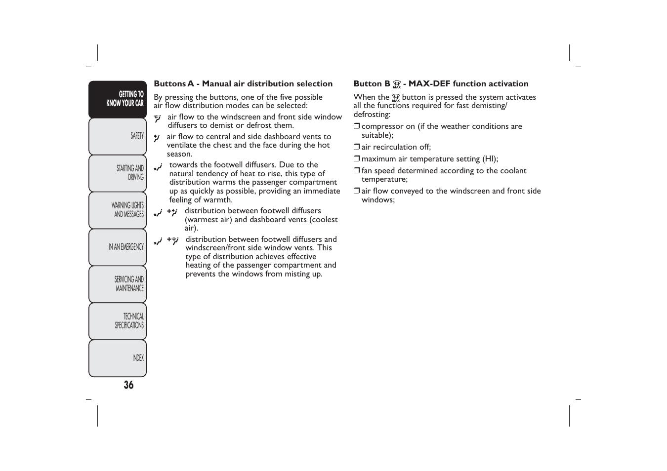 FIAT Panda User Manual | Page 40 / 268