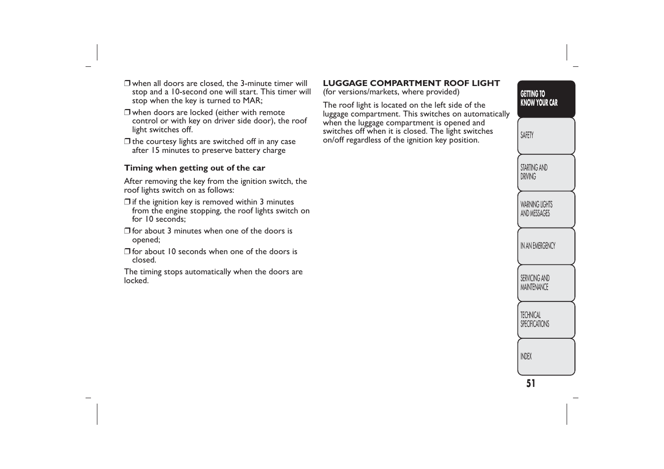 FIAT Panda User Manual | Page 55 / 268