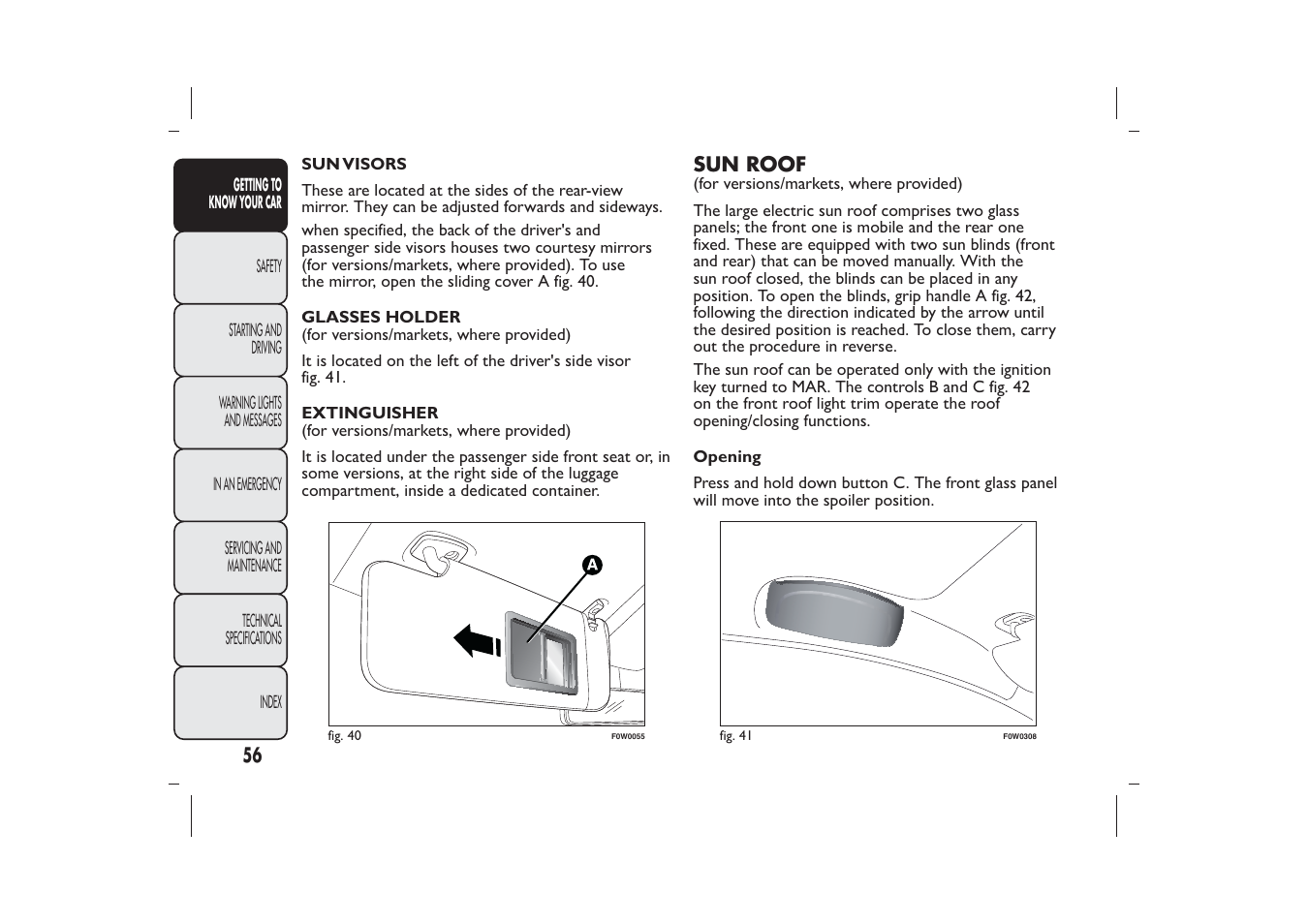 FIAT Panda User Manual | Page 60 / 268