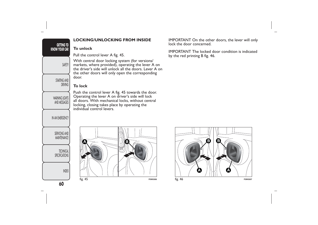 FIAT Panda User Manual | Page 64 / 268