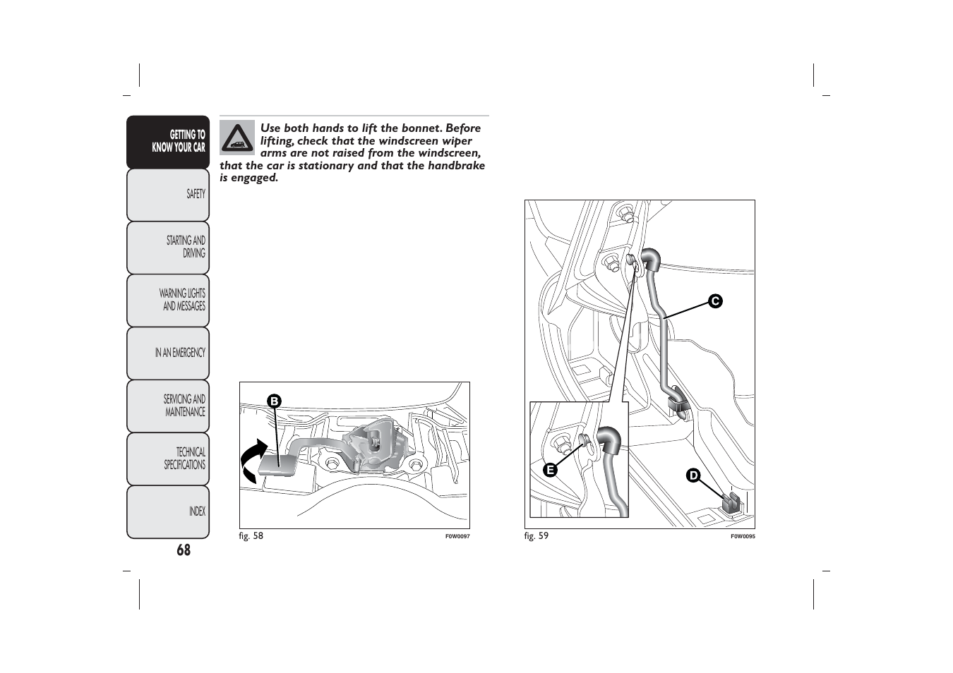 FIAT Panda User Manual | Page 72 / 268