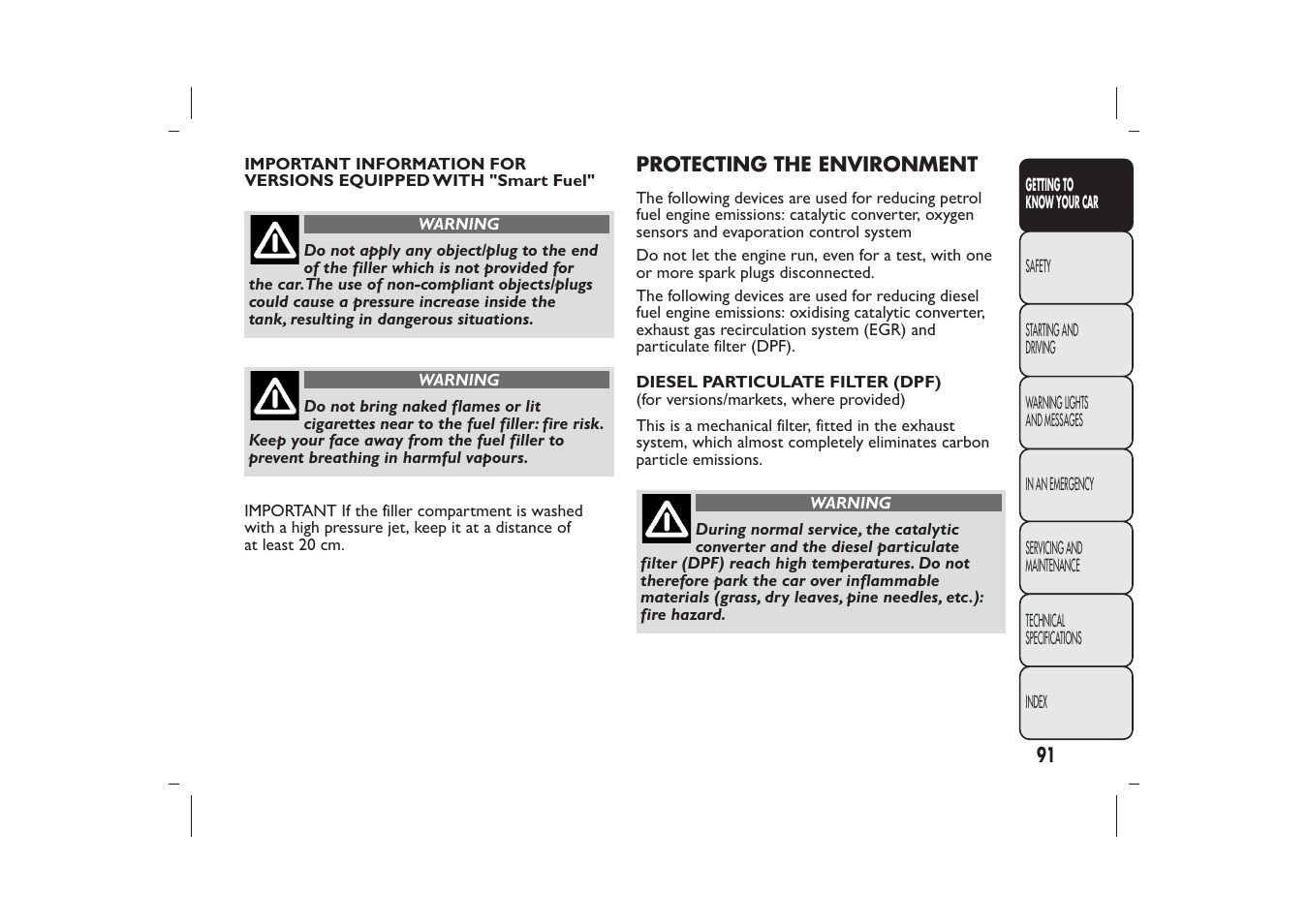 FIAT Panda User Manual | Page 95 / 268