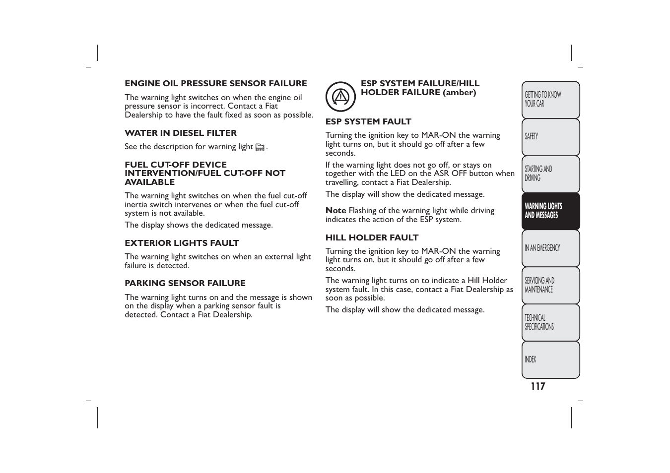 FIAT 500 User Manual | Page 118 / 218
