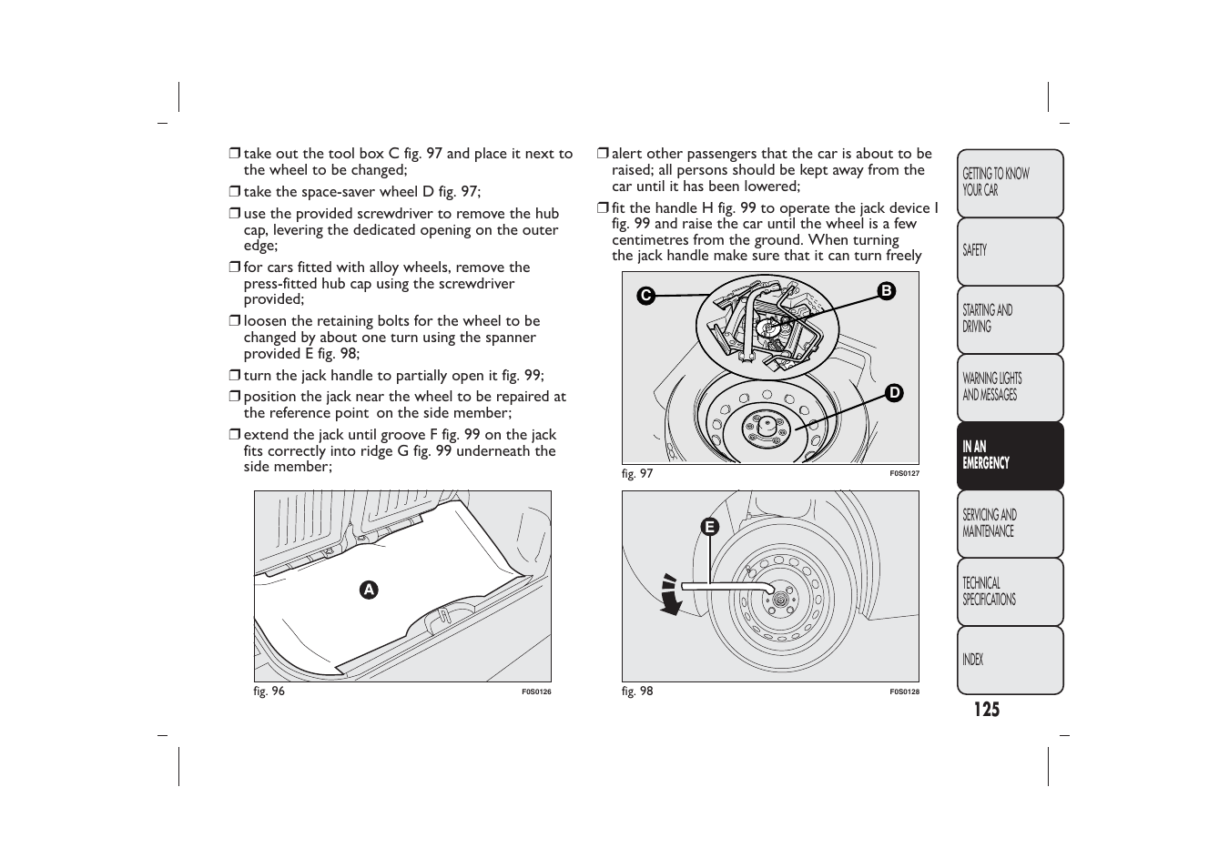 FIAT 500 User Manual | Page 126 / 218