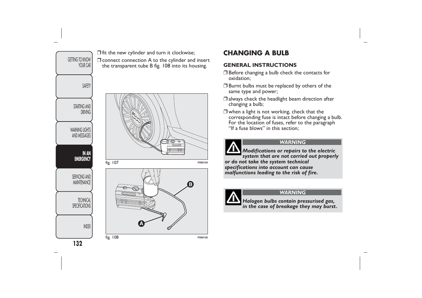 FIAT 500 User Manual | Page 133 / 218