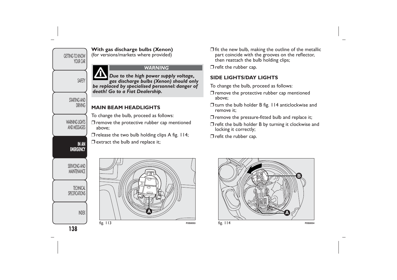 FIAT 500 User Manual | Page 139 / 218