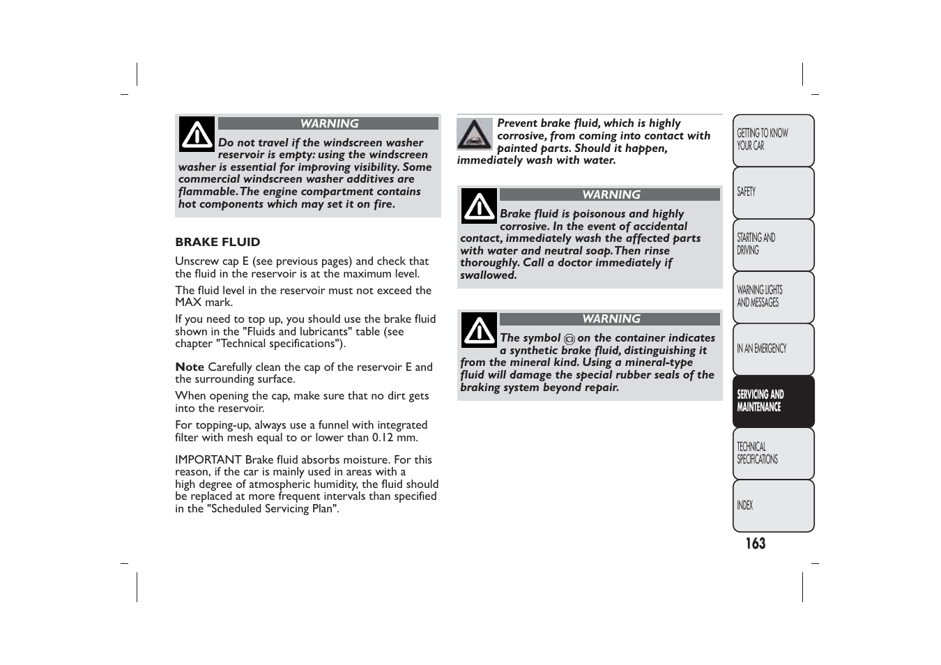 FIAT 500 User Manual | Page 164 / 218