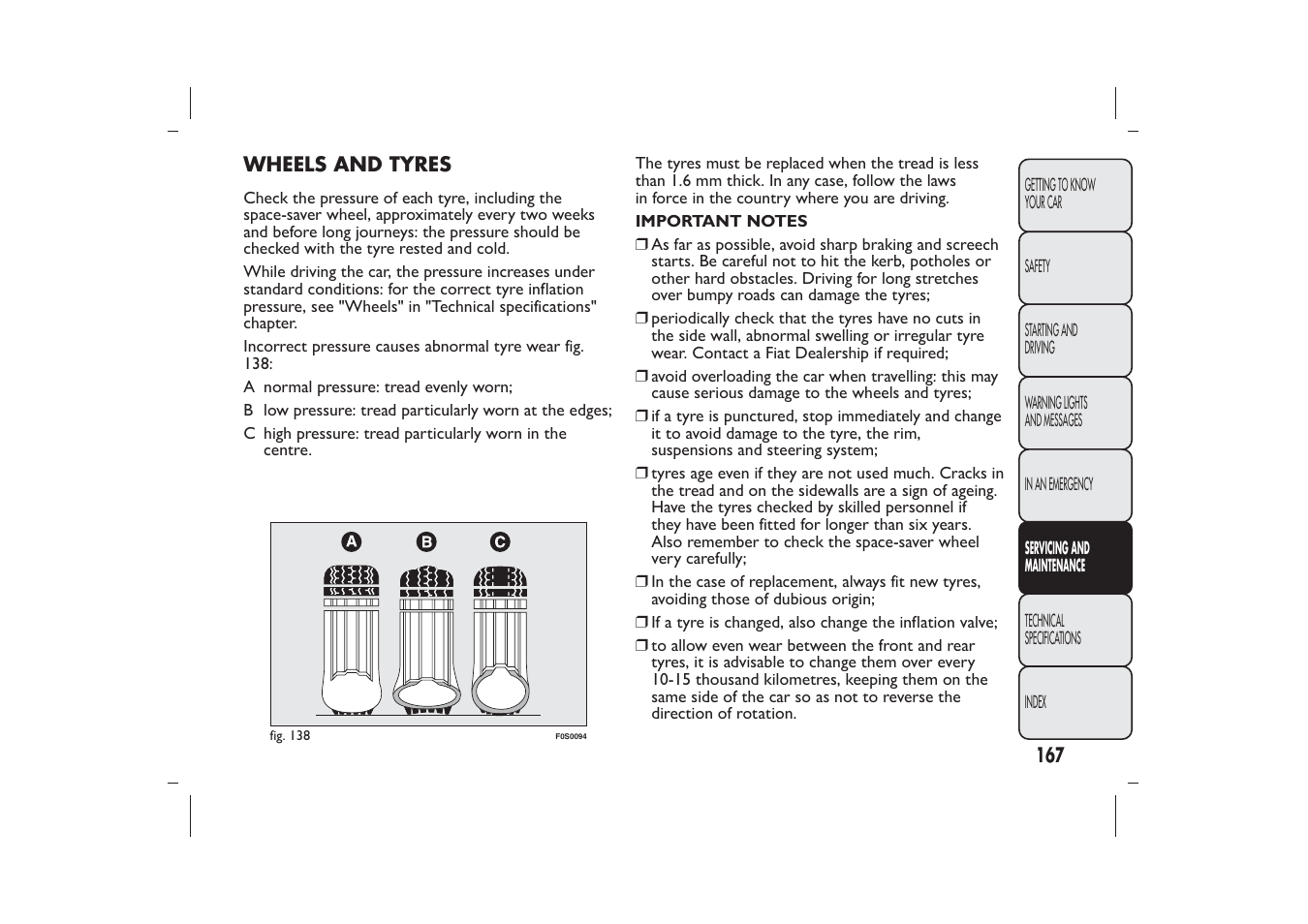 FIAT 500 User Manual | Page 168 / 218