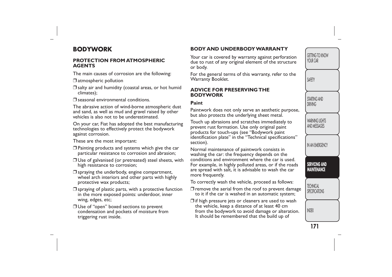 FIAT 500 User Manual | Page 172 / 218