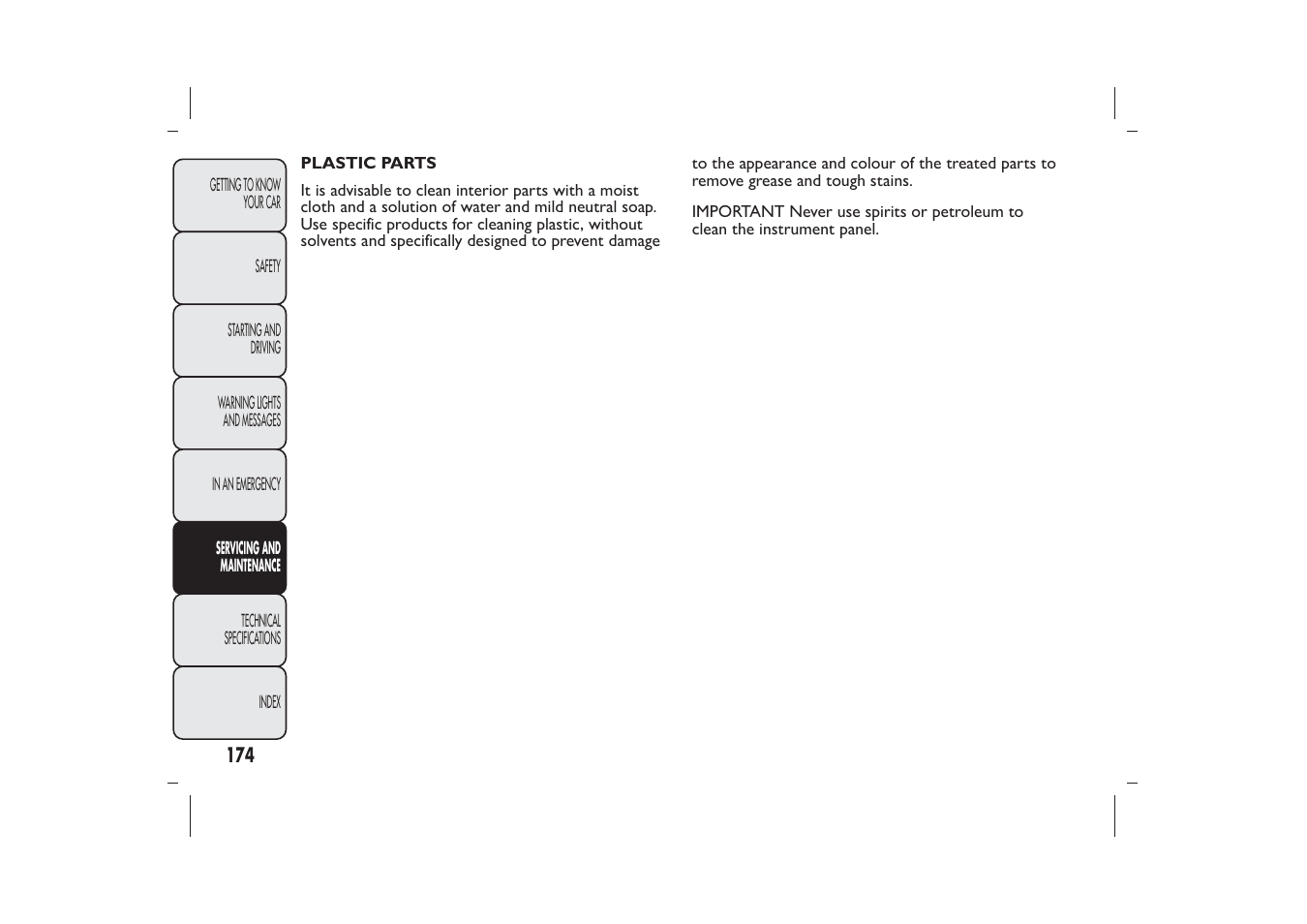 FIAT 500 User Manual | Page 175 / 218