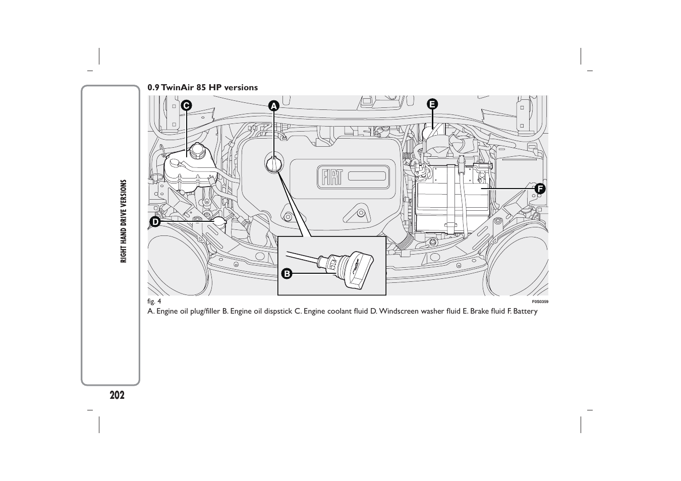 FIAT 500 User Manual | Page 203 / 218