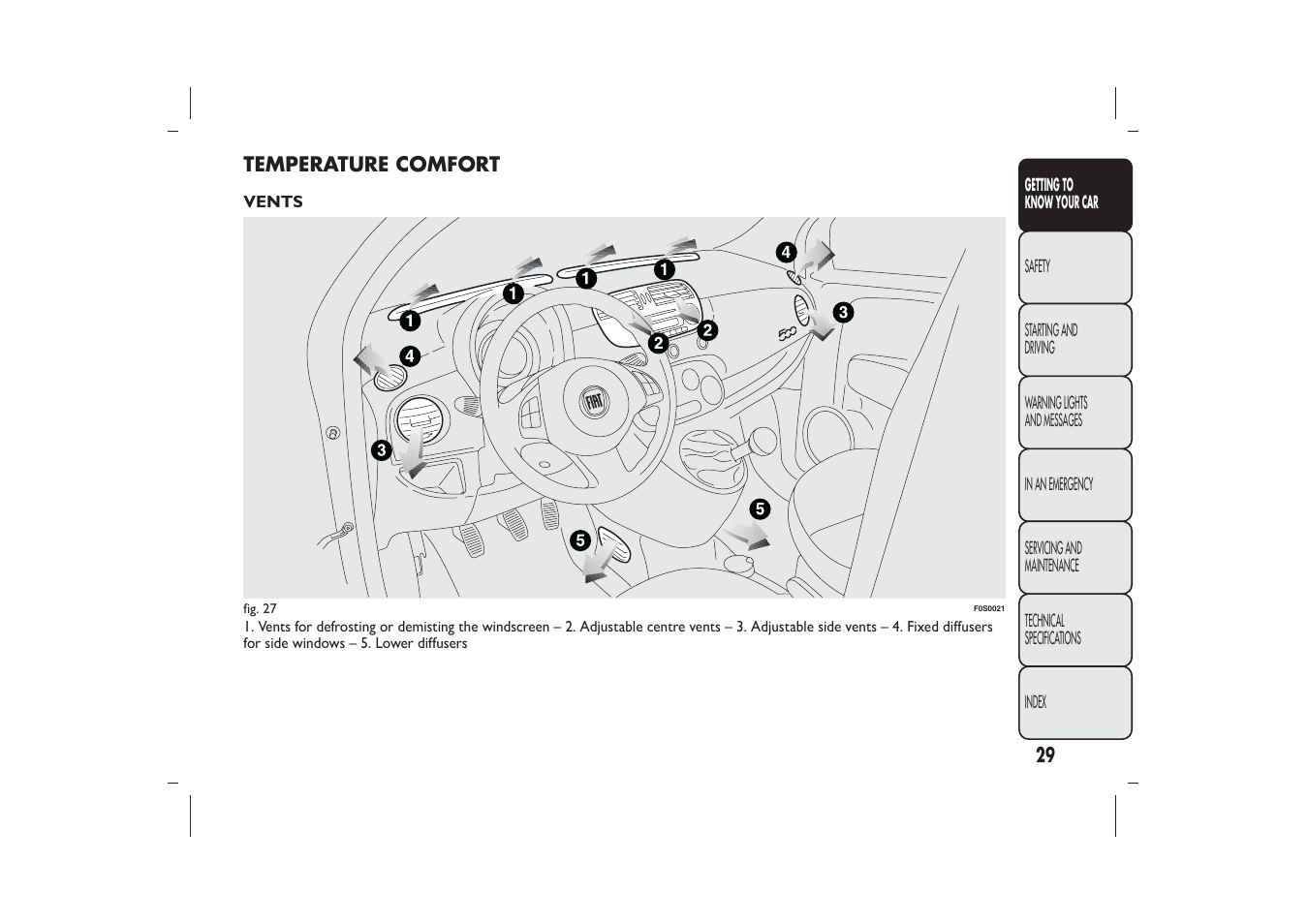 FIAT 500 User Manual | Page 30 / 218