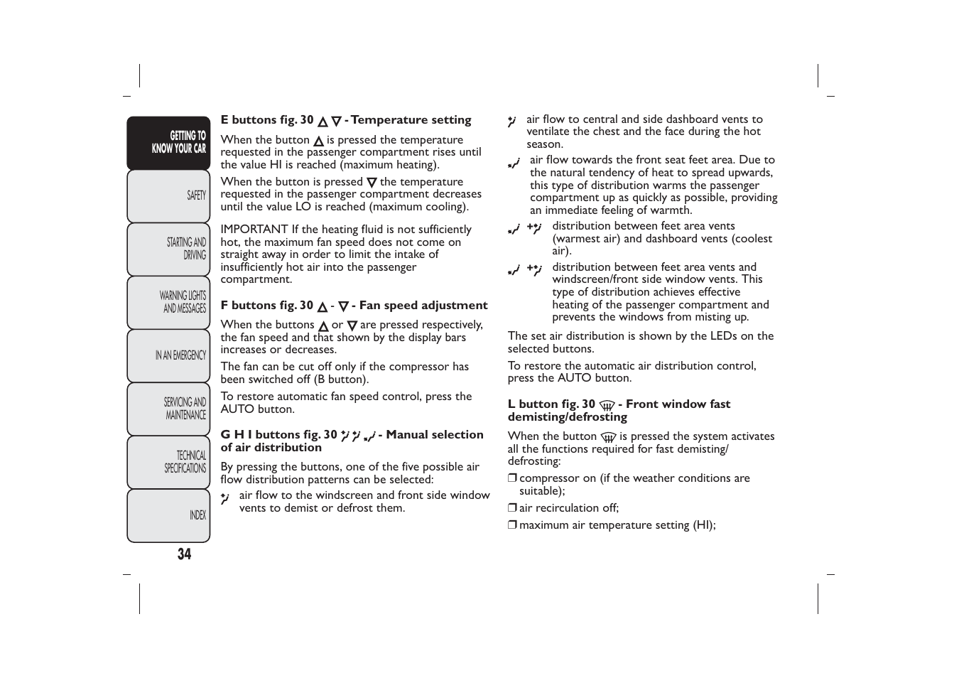 FIAT 500 User Manual | Page 35 / 218