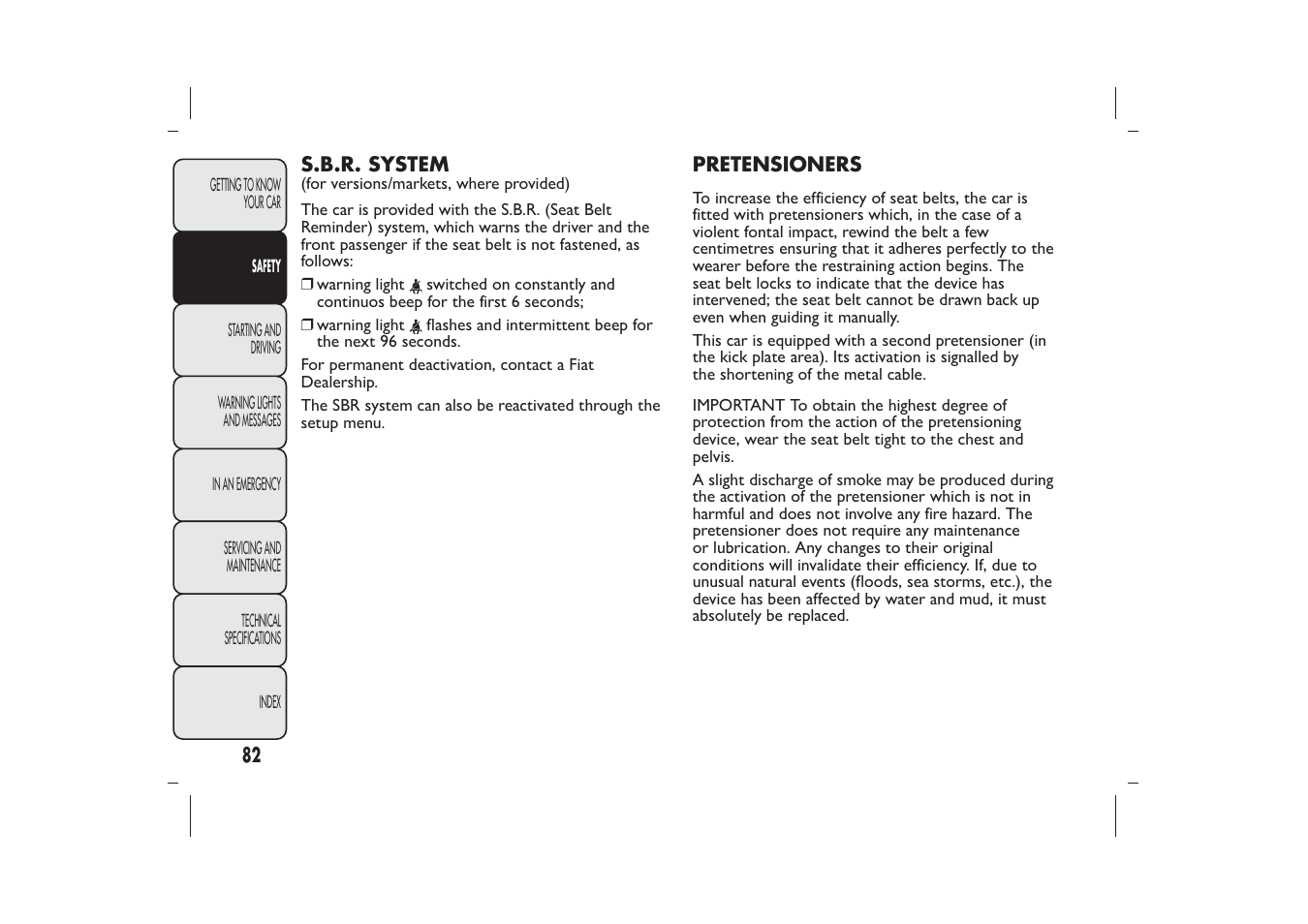 FIAT 500 User Manual | Page 83 / 218