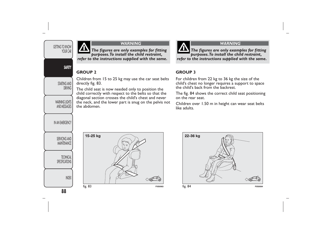 FIAT 500 User Manual | Page 89 / 218