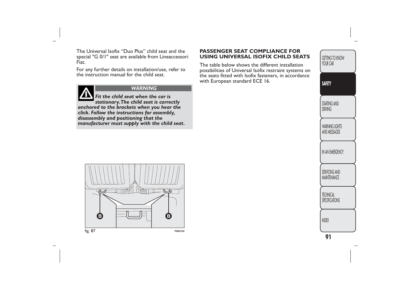 FIAT 500 User Manual | Page 92 / 218